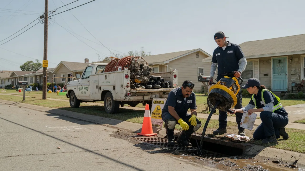 Drain Cleaning in Sadler, TX near me